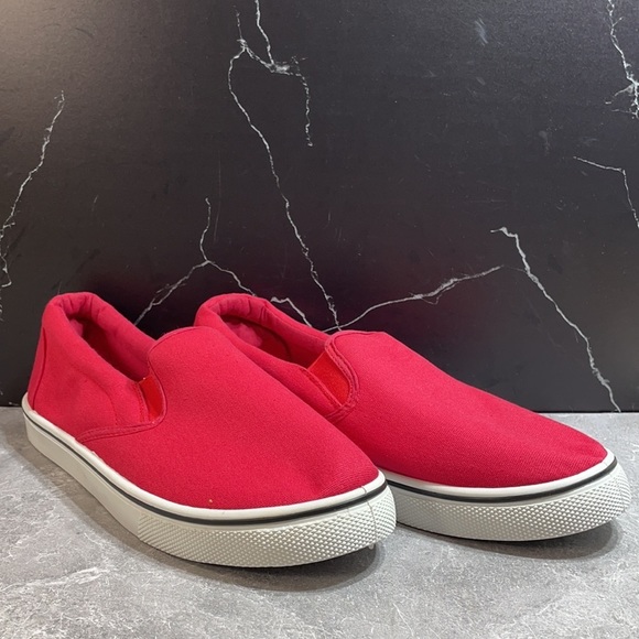 Influence Jimmy Slip On Red Size 10m - Picture 1 of 9